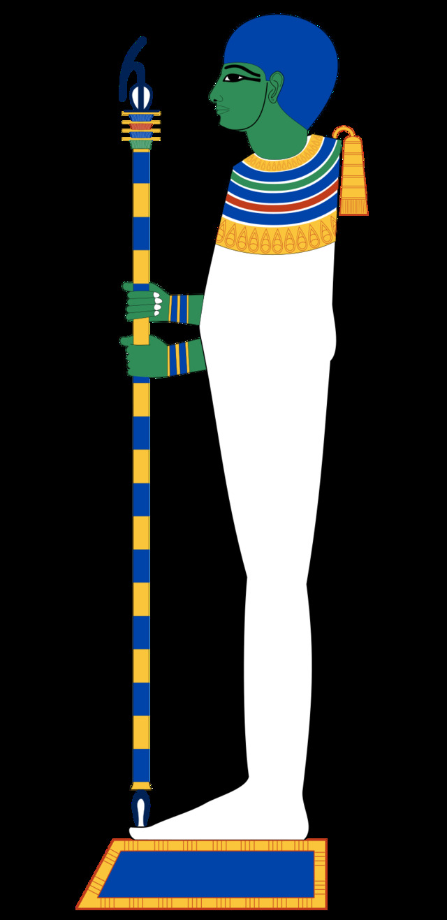 Ptah: A key creator god, venerated as the patron of artisans and builders.