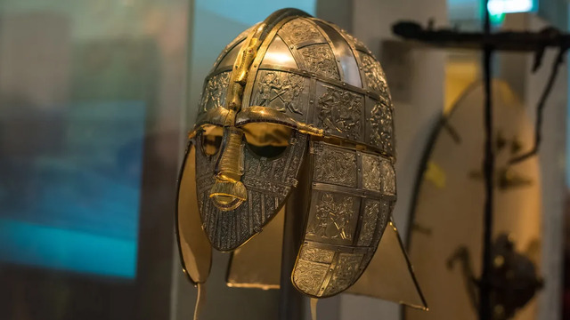 Recent research suggests the Sutton Hoo helmet may have been influenced by helmets worn by Anglo-Saxon mercenaries serving in the Byzantine Empire. (Image credit: ishtar.ro via Shutterstock)