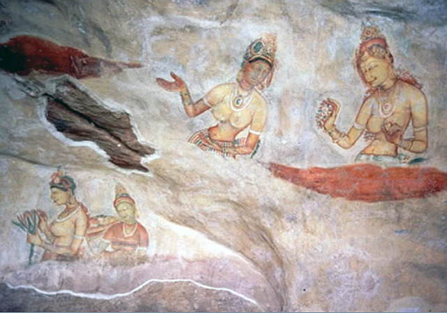 Sigiriya is celebrated not only for its architecture but also for its artistry