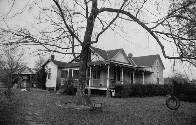 The Sylacauga, Alabama, rental home where Ann Elizabeth Hodges and her husband lived in 1954, became legendary as the site where Ann was struck by a meteorite that crashed through the ceiling. (Jay Leviton/The LIFE Images Collection via Getty Images)