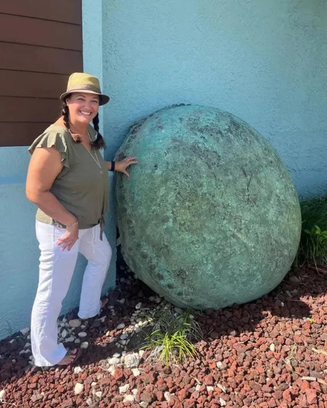 The copper dome displayed outside the Mel Fisher Museum, offering a glimpse into early underwater salvaging techniques. Credit: Mel Fisher Museum.