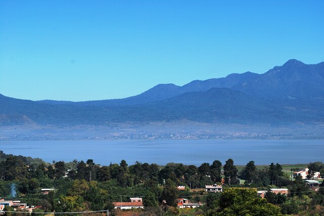 The site offers a breathtaking view of Lake Pátzcuaro, blending natural beauty with historical significance.