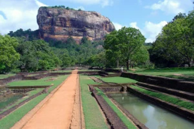 The terraced gardens in this picture was arguably the most impressive