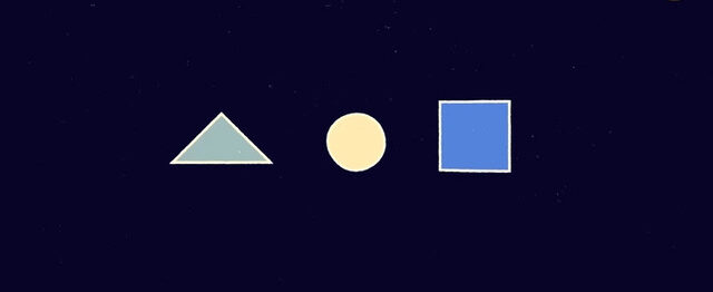 Triangles, circles, and squares symbolizing the mathematical precision and energy potential Tesla believed were inherent in pyramid structures.