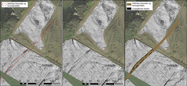 Using the cutting-edge AutoMIRA georadar system, researchers unearthed traces of the 1718 transport route, uncovering fascinating historical insights. (Credit: NIKU/Erich Nau)