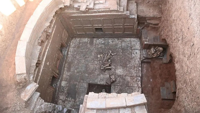 While two of the tombs share a similar architectural style, the third displays a unique design, potentially reflecting cultural diversity under the Jurchen Jin dynasty. (Image credit: Shanxi Institute of Cultural Relics and Archaeology)