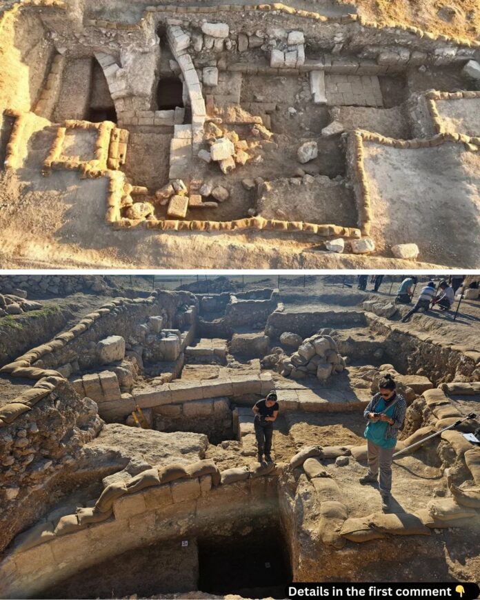 Unveiling the Past: Roman Military Amphitheater with Blood-Red Walls Found Near Armageddon